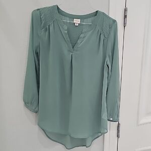 Merona Women's Green Blouse